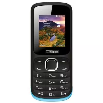 Мобильный телефон Maxcom MM128 Black-Blue (5908235973746)