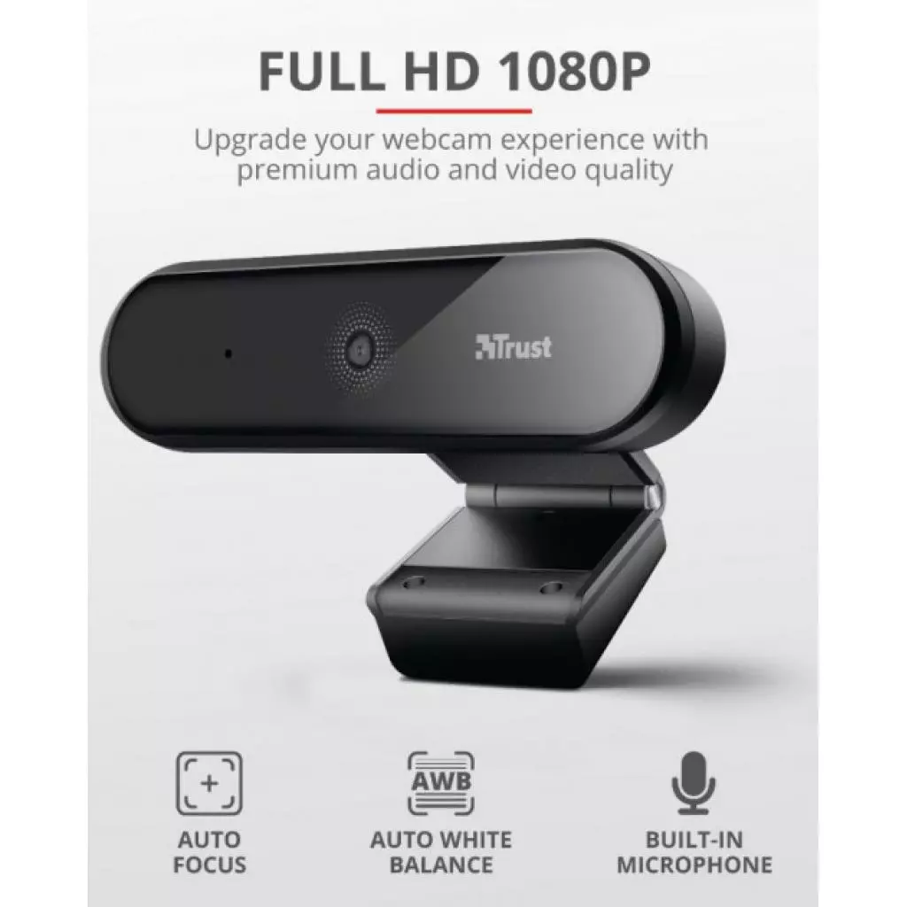 Веб-камера Trust Tyro Full HD Black (23637) - 5 Веб-камера Trust Tyro Full HD Black (23637) - 5