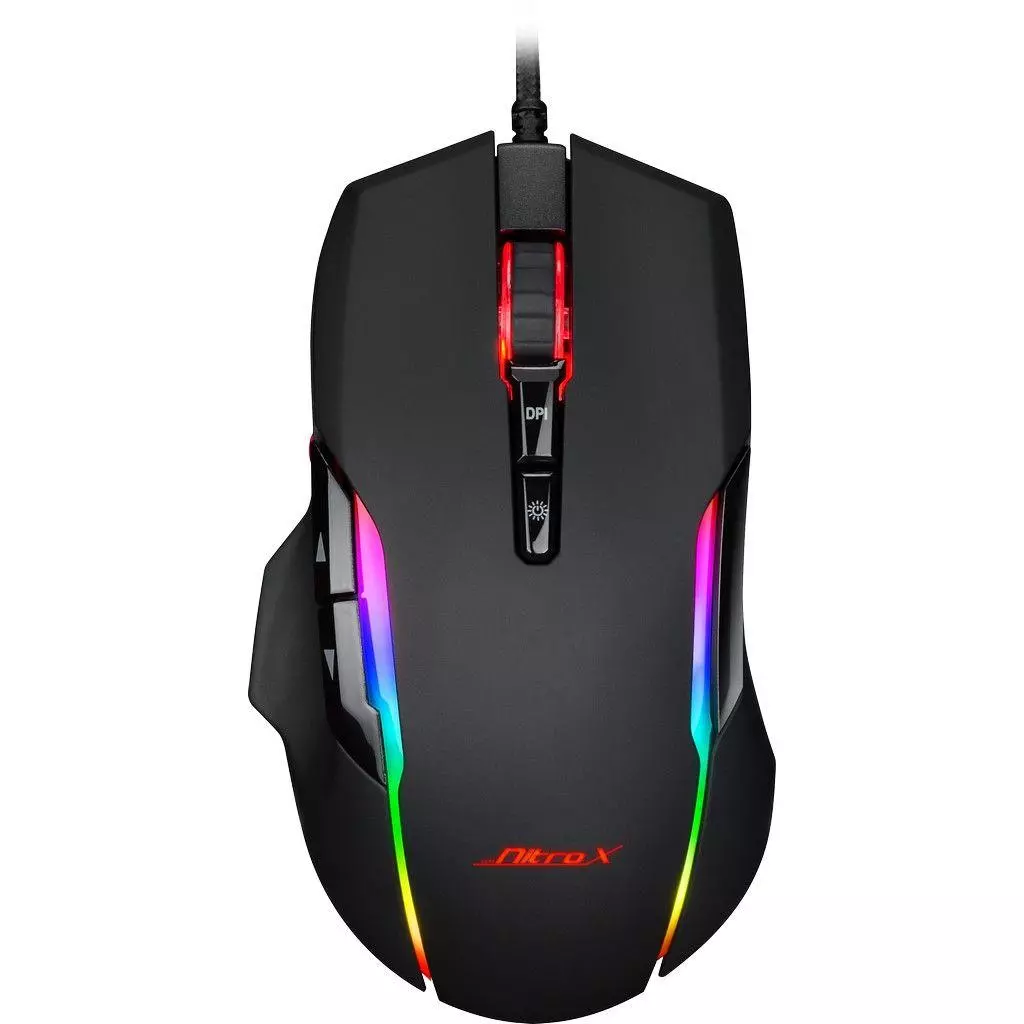 Мышка Nitrox GT-200 RGB Black (GT-200 RGB) - 1 Мышка Nitrox GT-200 RGB Black (GT-200 RGB) - 1