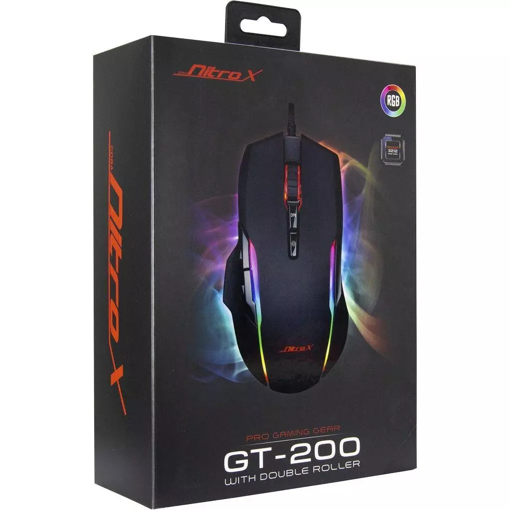 Мышка Nitrox GT-200 RGB Black (GT-200 RGB) - 5 Мышка Nitrox GT-200 RGB Black (GT-200 RGB) - 5