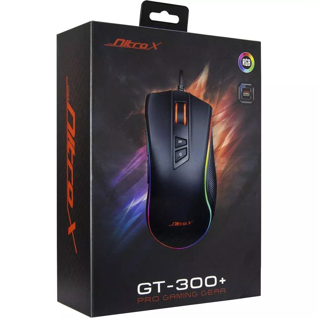 Мышка Nitrox GT-300+ Black (GT-300+) - 5 Мышка Nitrox GT-300+ Black (GT-300+) - 5