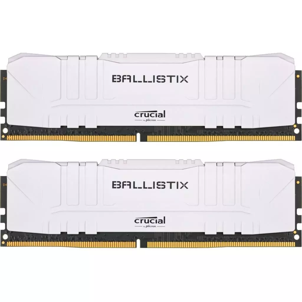Модуль памяти для компьютера DDR4 16GB (2x8GB) 3600 MHz Ballistix White Micron (BL2K8G36C16U4W)