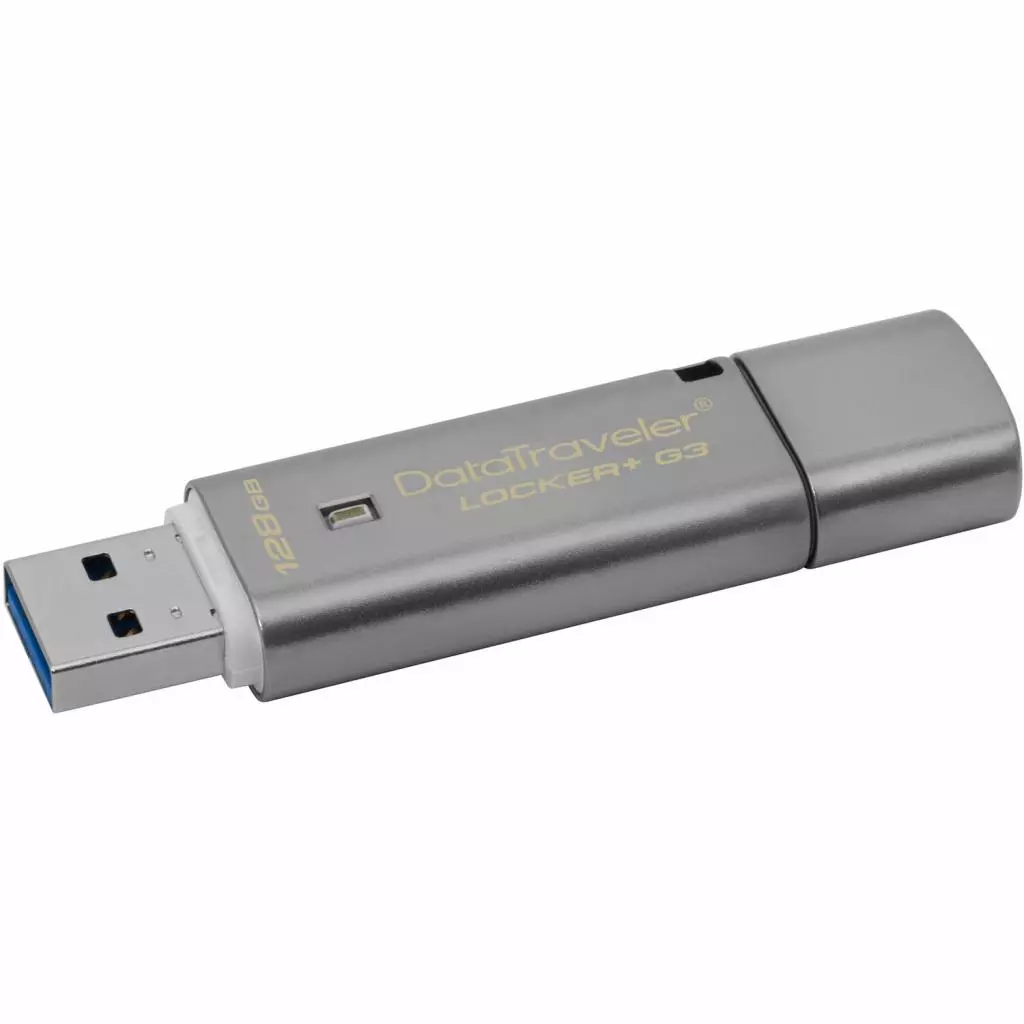 USB флеш накопитель Kingston 128GB DataTraveler Locker+ G3 USB 3.0 (DTLPG3/128GB) - 2 USB флеш накопитель Kingston 128GB DataTraveler Locker+ G3 USB 3.0 (DTLPG3/128GB) - 2
