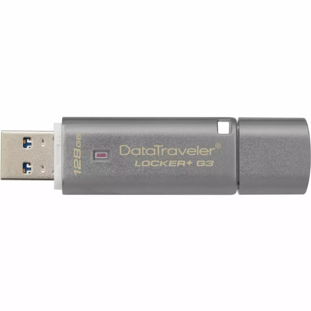USB флеш накопитель Kingston 128GB DataTraveler Locker+ G3 USB 3.0 (DTLPG3/128GB) - 3 USB флеш накопитель Kingston 128GB DataTraveler Locker+ G3 USB 3.0 (DTLPG3/128GB) - 3