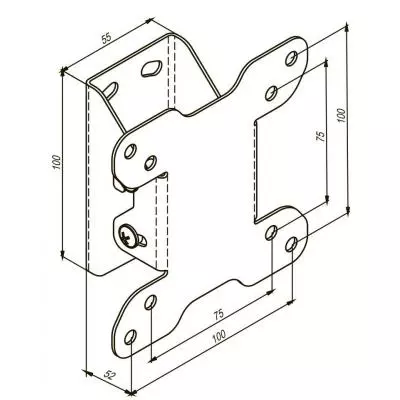 Кронштейн Satelit 19-32TILT100 (245016) - 1 Кронштейн Satelit 19-32TILT100 (245016) - 1