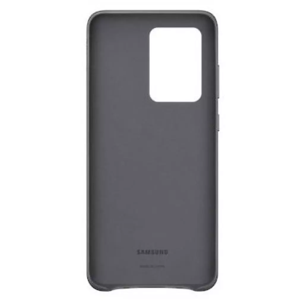 Чехол для моб. телефона Samsung Leather Cover Galaxy S20 Ultra (G988) Grey (EF-VG988LJEGRU) - 1 Чехол для моб. телефона Samsung Leather Cover Galaxy S20 Ultra (G988) Grey (EF-VG988LJEGRU) - 1