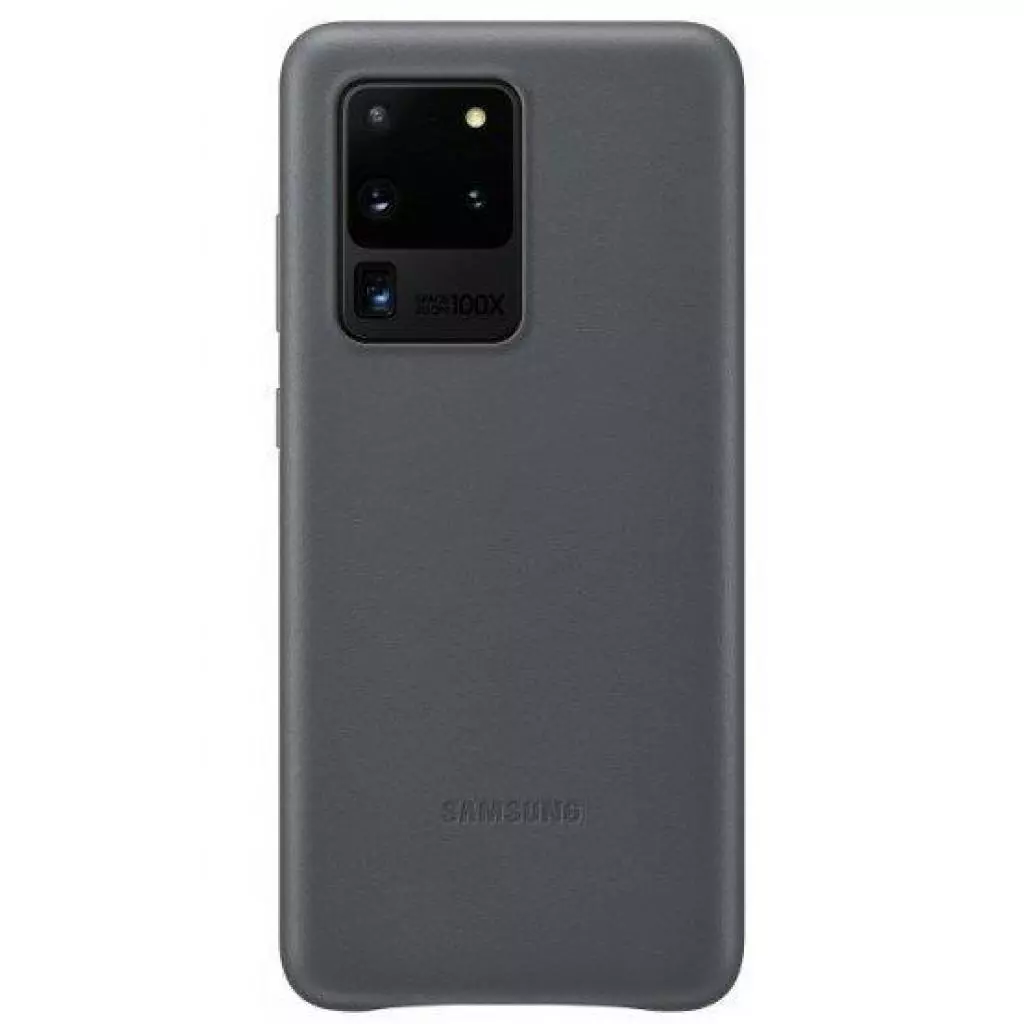 Чехол для моб. телефона Samsung Leather Cover Galaxy S20 Ultra (G988) Grey (EF-VG988LJEGRU)