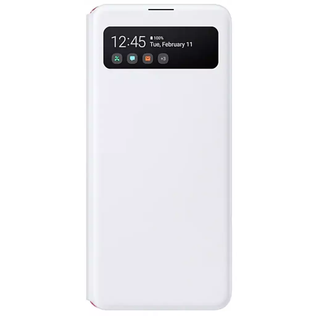Чехол для моб. телефона Samsung S View Wallet Cover Galaxy A41 (A415) White (EF-EA415PWEGRU)