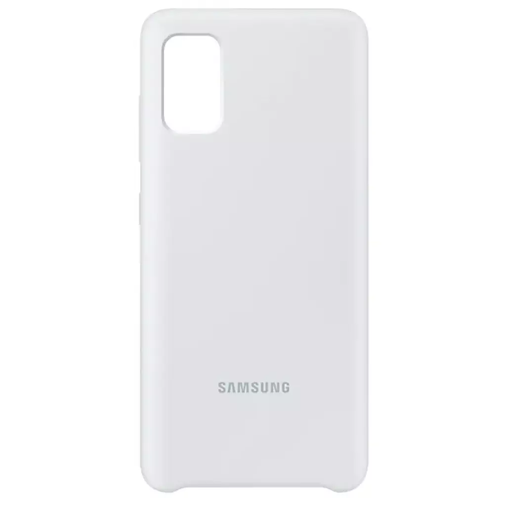 Чехол для моб. телефона Samsung Silicone Cover Galaxy A41 (A415) White (EF-PA415TWEGRU)