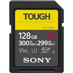 Карта памяти Sony 128GB SDXC class 10 UHS-II U3 V90 Tough (SF-G128T)