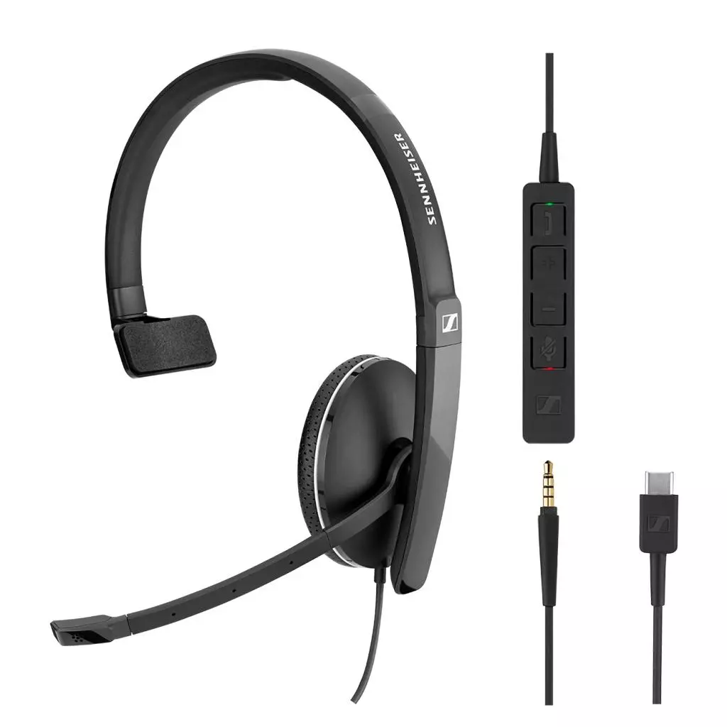 Наушники Sennheiser SC 135 USB-C / 3.5mm Mono (508355)