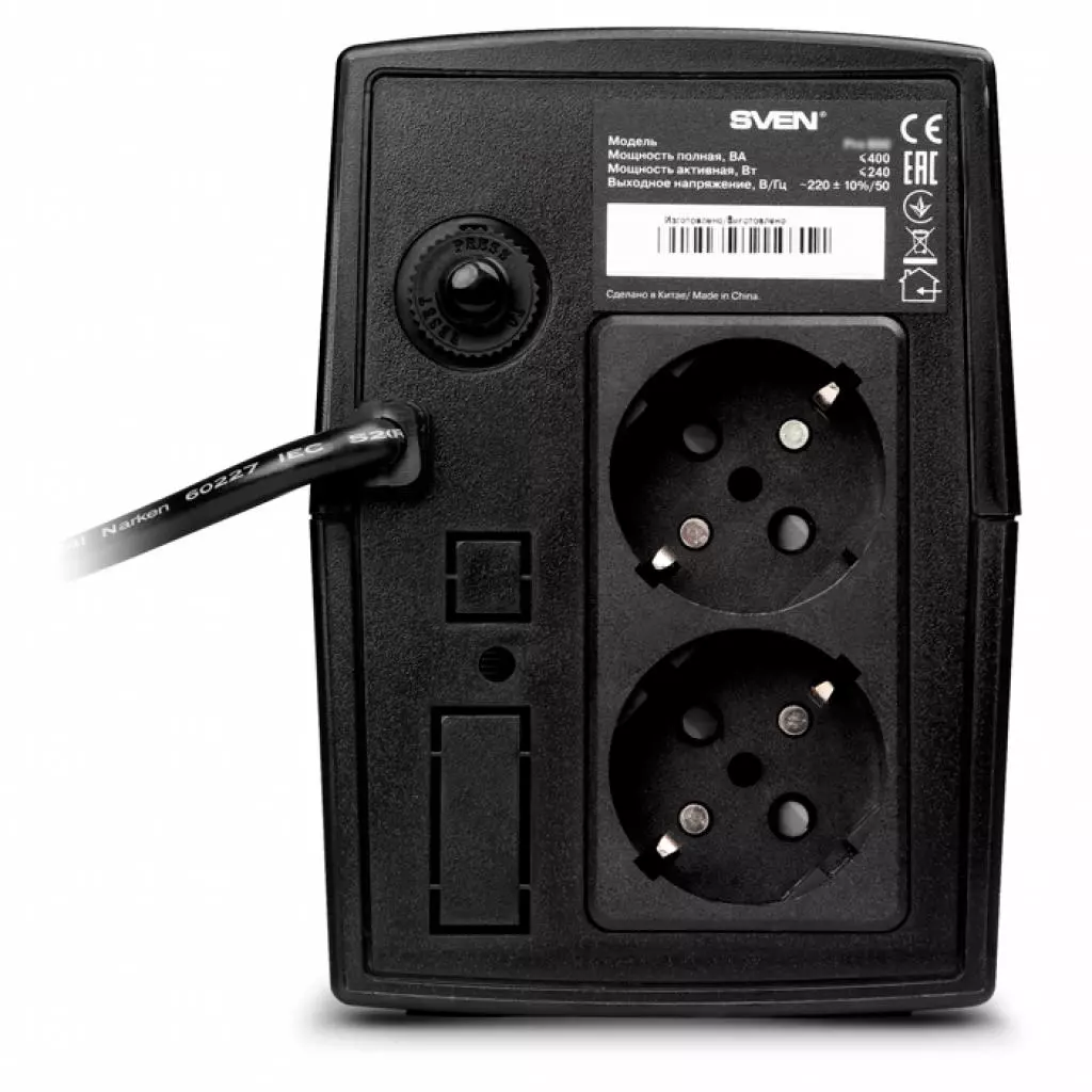 Источник бесперебойного питания Sven Pro 400 (00370015) - 2 Источник бесперебойного питания Sven Pro 400 (00370015) - 2