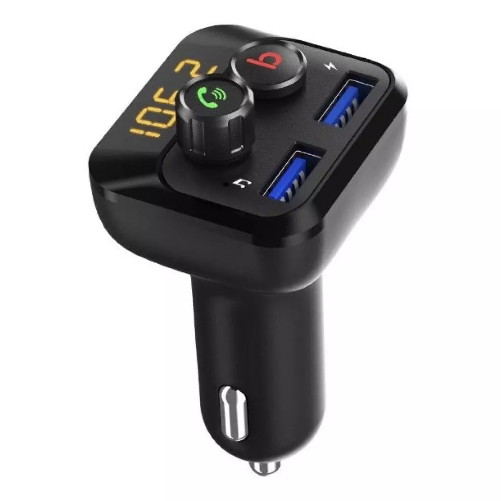 FM модулятор Grand-X 98GRX MegaBass, Bluetooth V5.0 MicroSD, 2USB , MegaBass, han (98GRX) - 4 FM модулятор Grand-X 98GRX MegaBass, Bluetooth V5.0 MicroSD, 2USB , MegaBass, han (98GRX) - 4