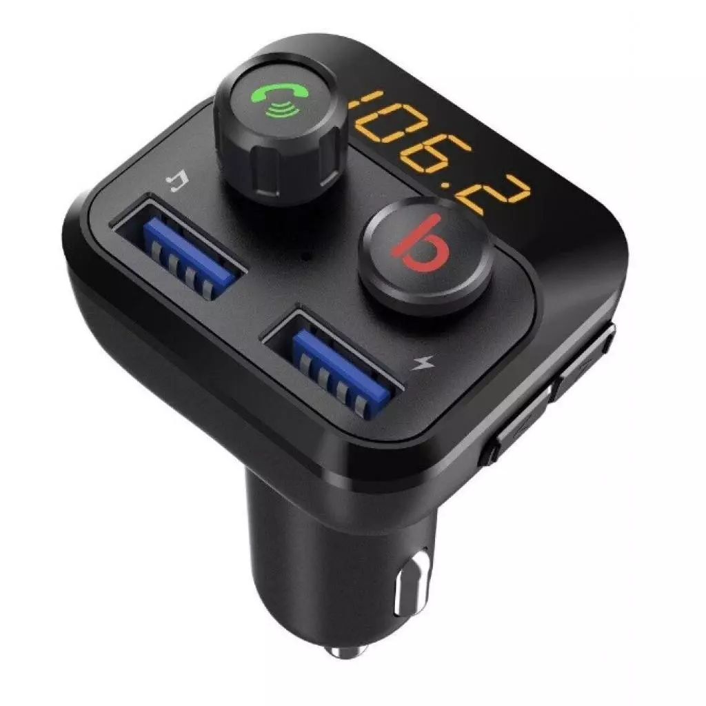 FM модулятор Grand-X 98GRX MegaBass, Bluetooth V5.0 MicroSD, 2USB , MegaBass, han (98GRX) - 5 FM модулятор Grand-X 98GRX MegaBass, Bluetooth V5.0 MicroSD, 2USB , MegaBass, han (98GRX) - 5