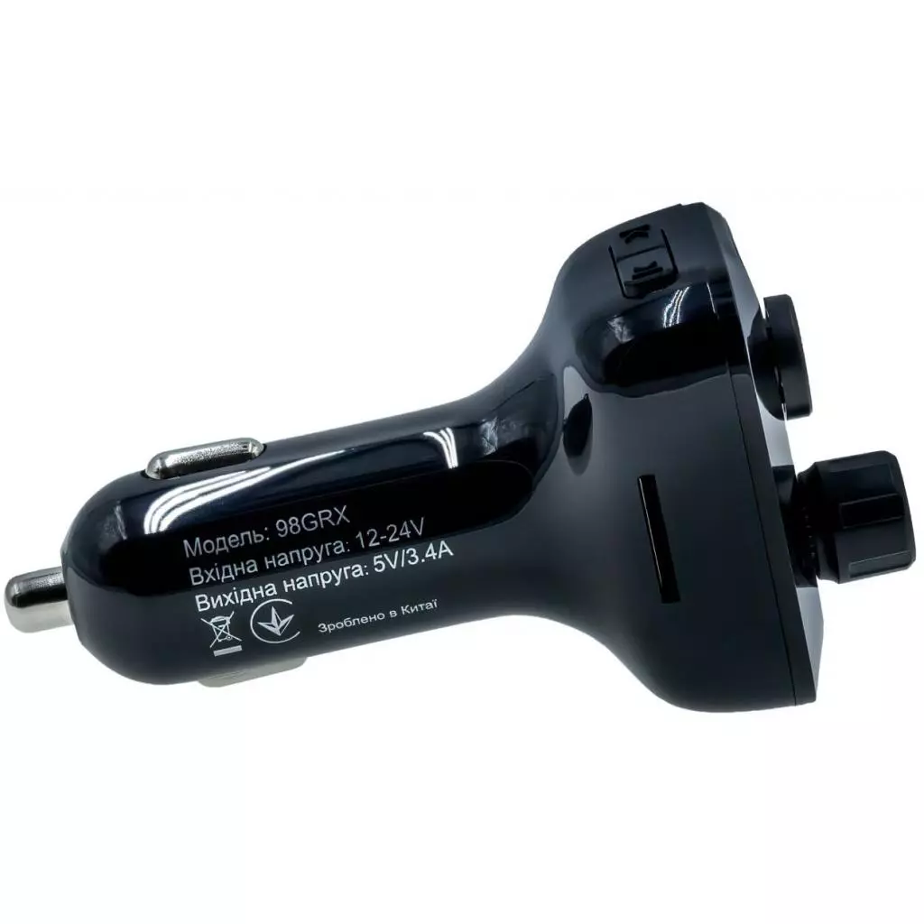 FM модулятор Grand-X 98GRX MegaBass, Bluetooth V5.0 MicroSD, 2USB , MegaBass, han (98GRX) - 6 FM модулятор Grand-X 98GRX MegaBass, Bluetooth V5.0 MicroSD, 2USB , MegaBass, han (98GRX) - 6