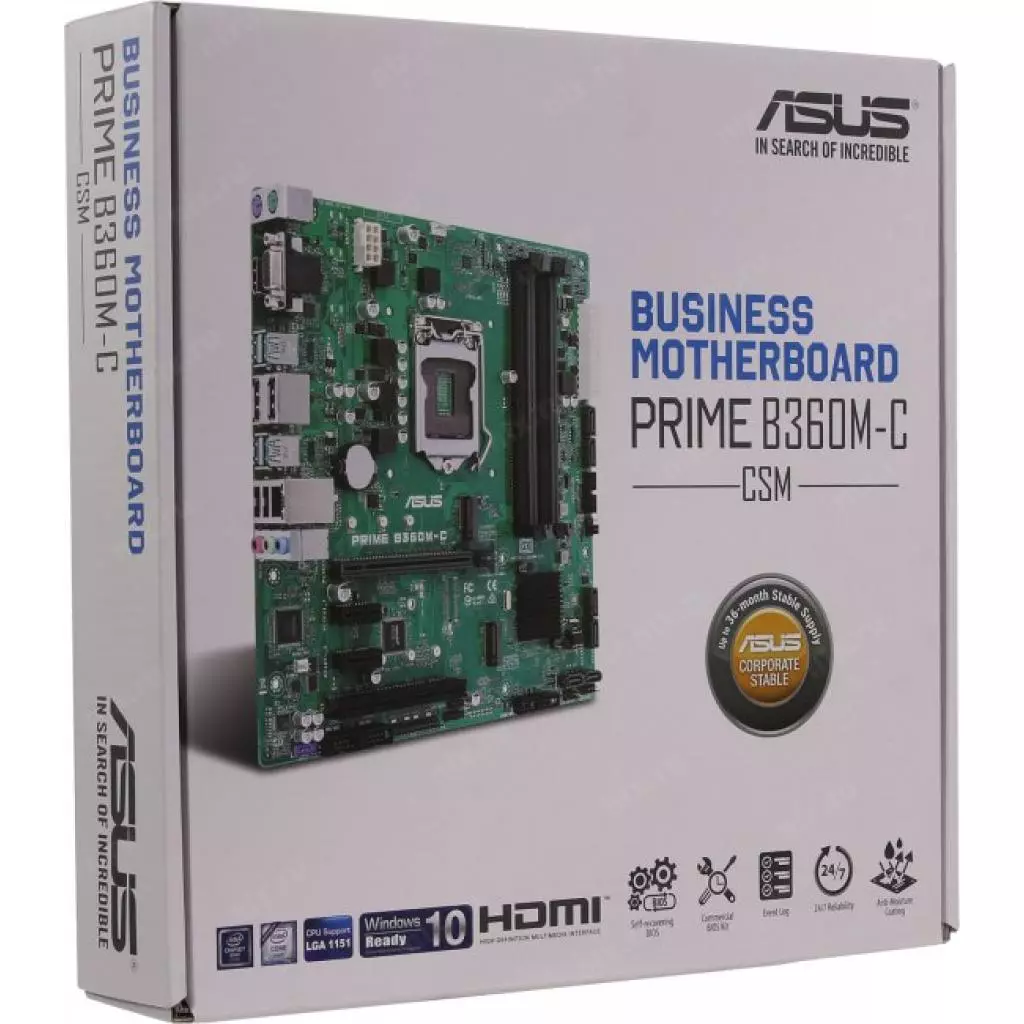 Материнская плата ASUS PRIME B360M-C/CSM - 5