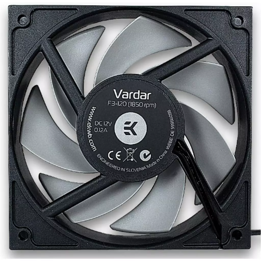 Кулер для корпуса Ekwb EK-Vardar F3-120 (3831109867532) - 1 Кулер для корпуса Ekwb EK-Vardar F3-120 (3831109867532) - 1