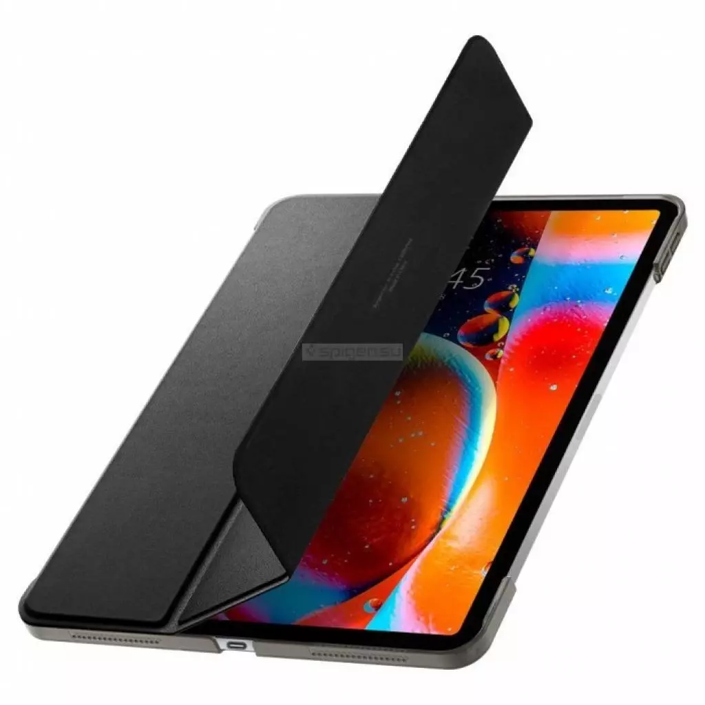 Чехол для планшета Spigen iPad Pro 12.9 (2020) Smart Fold, Black (ACS00893) - 3 Чехол для планшета Spigen iPad Pro 12.9 (2020) Smart Fold, Black (ACS00893) - 3