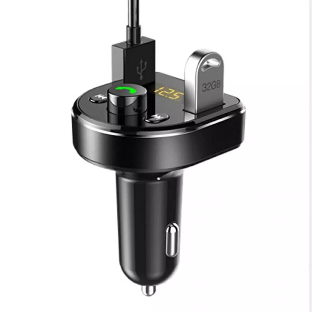 FM модулятор Jellico CM-1 Bluetooth MP3 2USB 3.1А Black (RL058183) - 2 FM модулятор Jellico CM-1 Bluetooth MP3 2USB 3.1А Black (RL058183) - 2