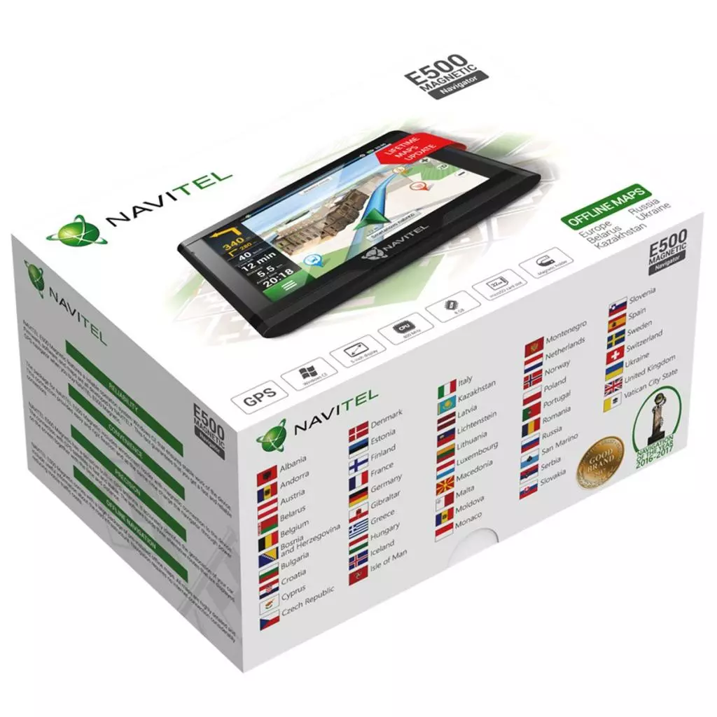 Автомобильный навигатор Navitel E500 Magnetic (8594181740876) - 9 Автомобильный навигатор Navitel E500 Magnetic (8594181740876) - 9