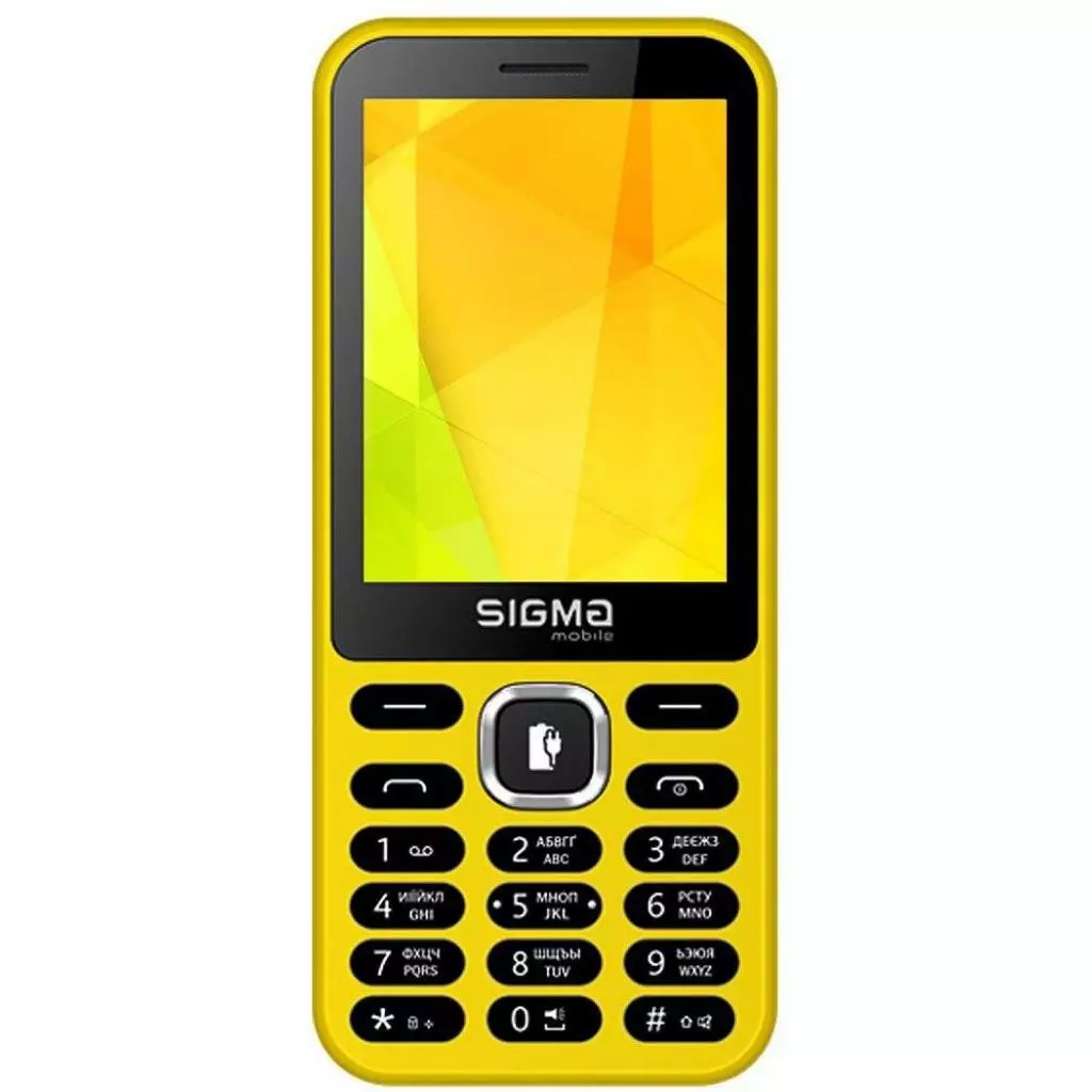 Мобильный телефон Sigma X-style 31 Power Yellow (4827798854761)