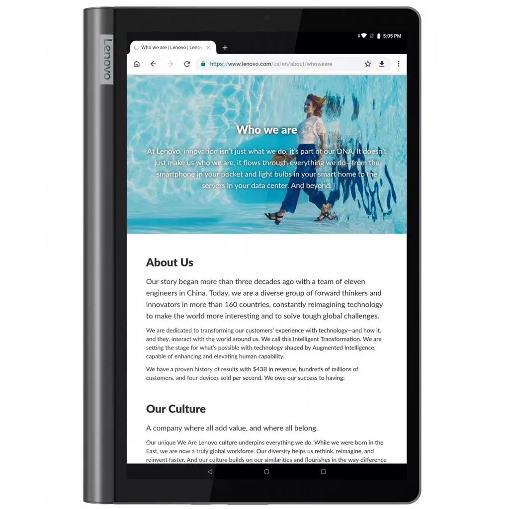 Планшет Lenovo Yoga Smart Tab 4/64 WiFi Iron Grey (ZA3V0040UA) - 7 Планшет Lenovo Yoga Smart Tab 4/64 WiFi Iron Grey (ZA3V0040UA) - 7