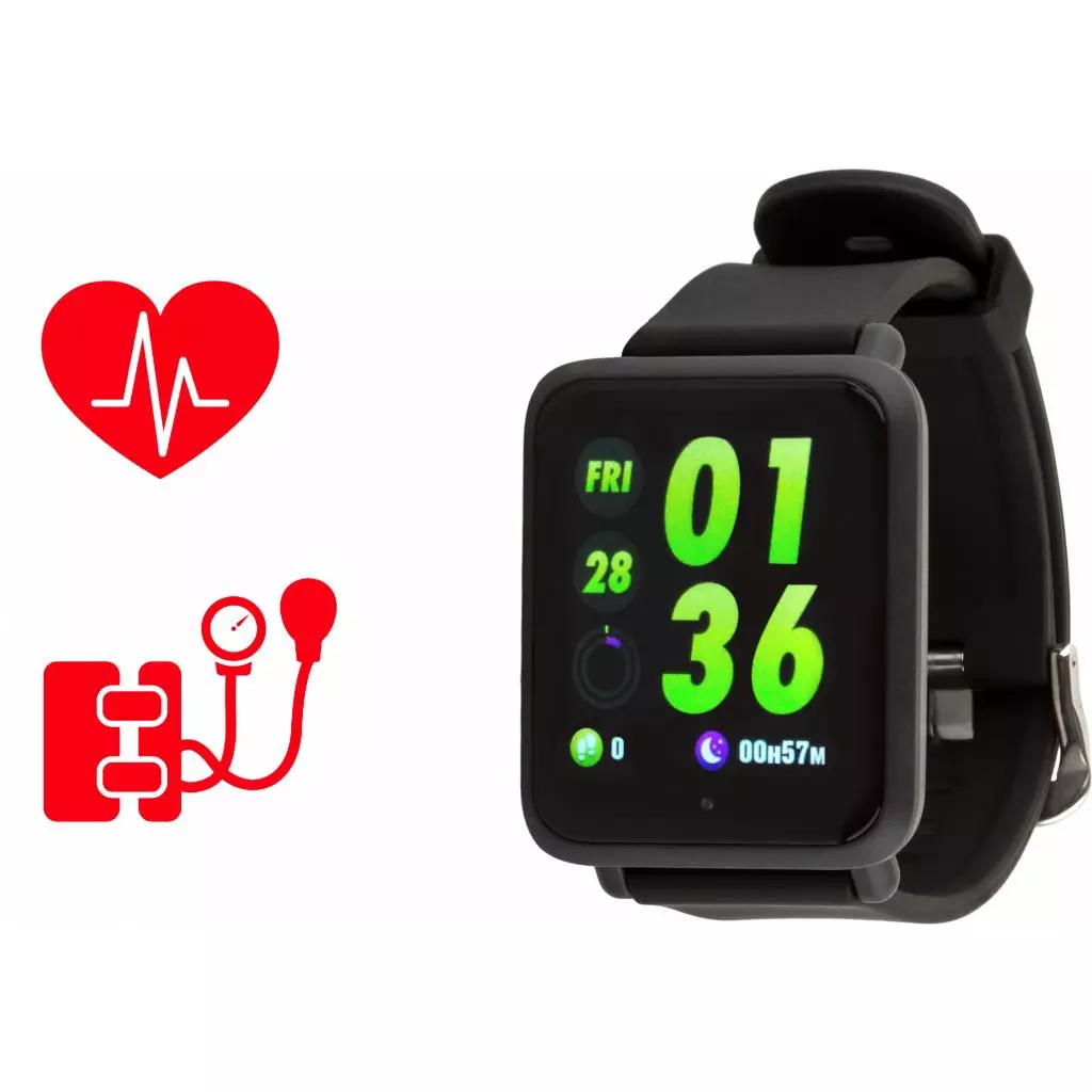 Фитнес браслет Atrix Pro Health A2050 IPS Oximeter Pulse and AD black (fbapha2050b) - 4 Фитнес браслет Atrix Pro Health A2050 IPS Oximeter Pulse and AD black (fbapha2050b) - 4