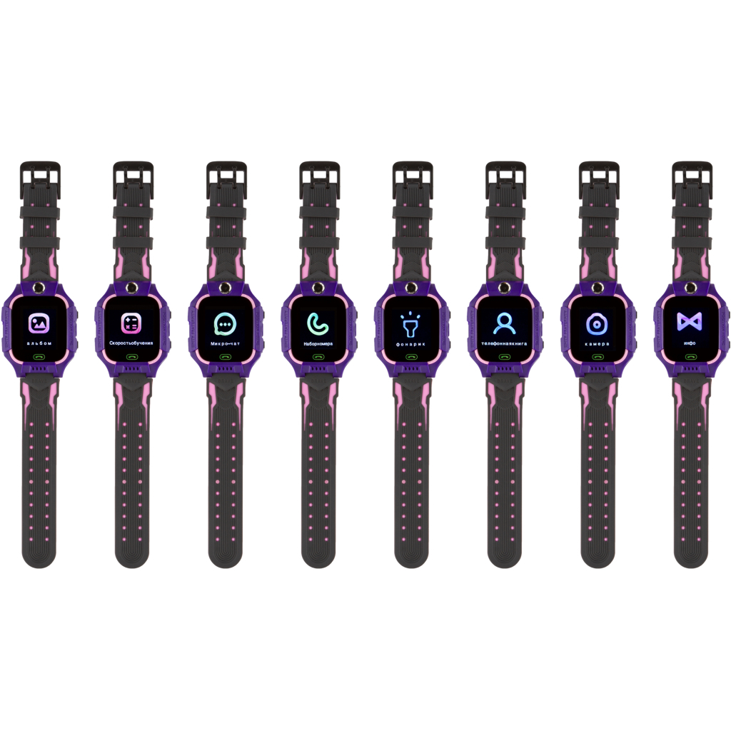 Смарт-часы Discovery iQ5000-1 Camera LED Light Purple Детские смарт часы-телефон (iQ5000-1 Purple) - 3 Смарт-часы Discovery iQ5000-1 Camera LED Light Purple Детские смарт часы-телефон (iQ5000-1 Purple) - 3