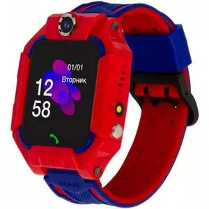 Смарт-часы Atrix iQ2500 IPS Cam Flash Red Детские телефон-часы с трекером (iQ2500 Red)