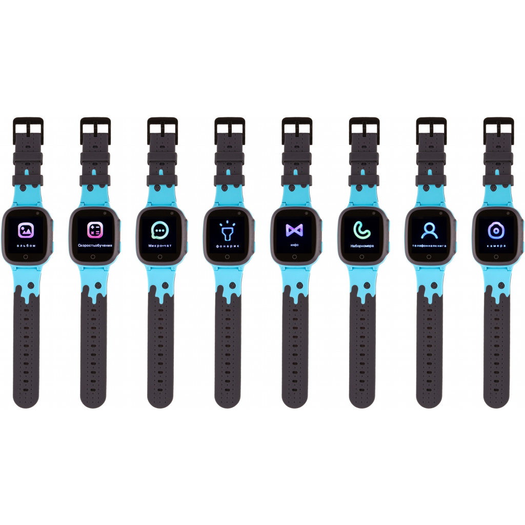 Смарт-часы Atrix iQ2600 Cam Flash Blue Детские телефон-часы с трекером (iQ2600 Blue) - 3 Смарт-часы Atrix iQ2600 Cam Flash Blue Детские телефон-часы с трекером (iQ2600 Blue) - 3