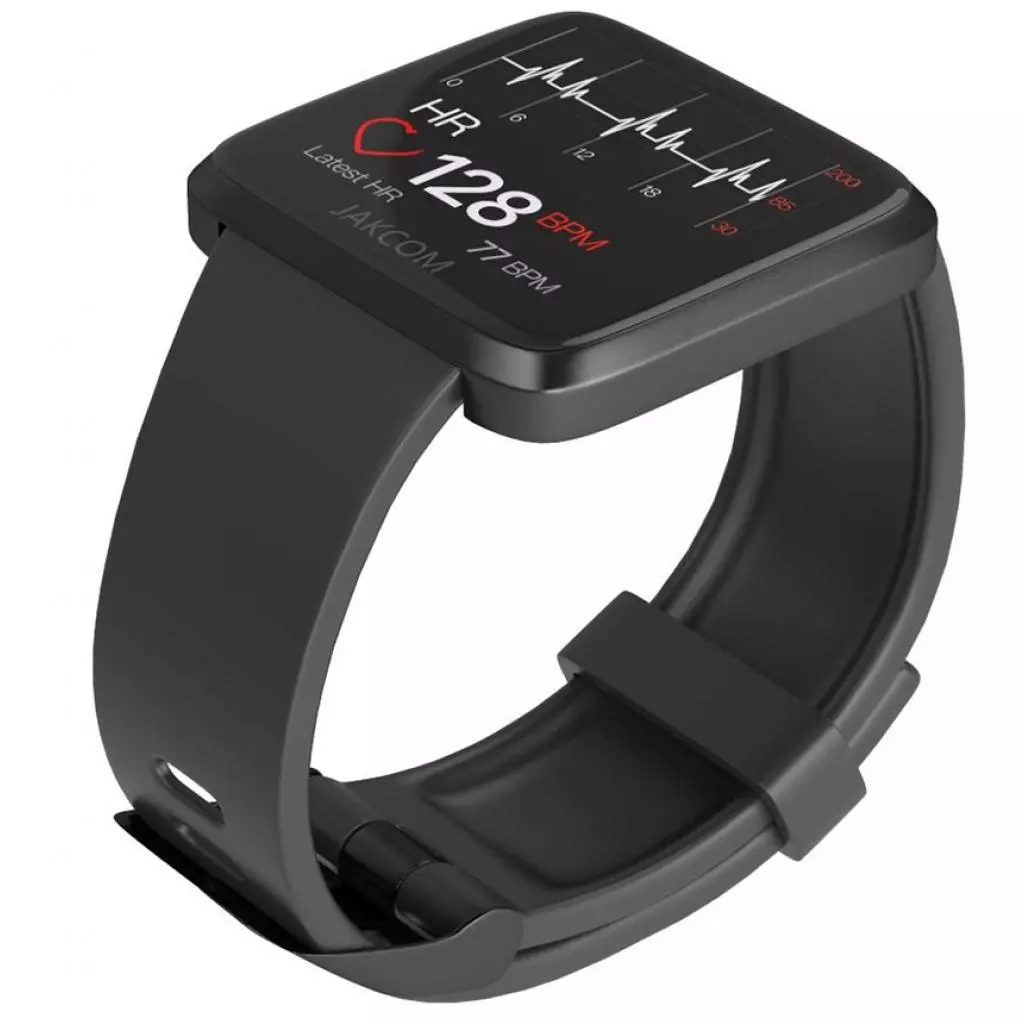 Смарт-часы Jakcom H1 Smart Health Watch GPS black с пульсометром и мониторинго (swpadjh1b) - 3