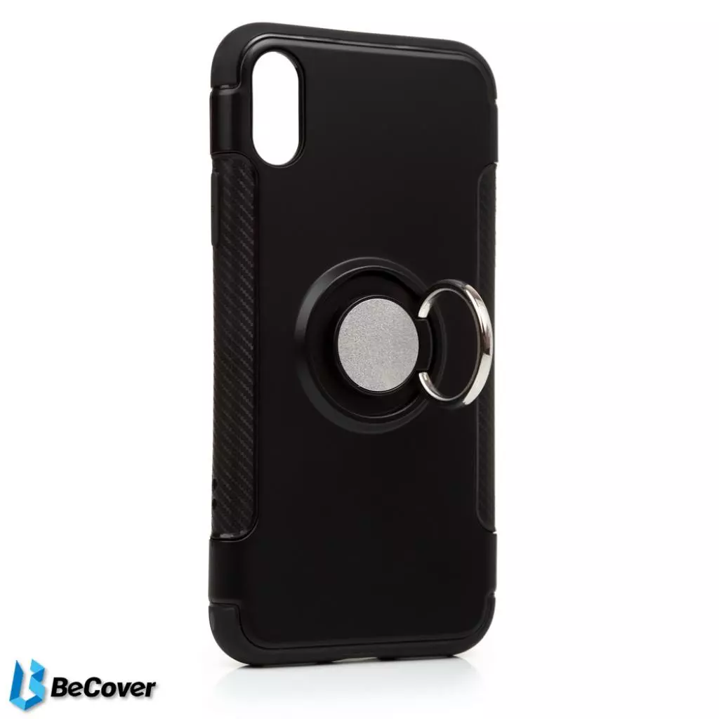 Чехол для моб. телефона BeCover Magnetic Ring Stand Apple iPhone X/XS Black (701781) (701781) - 1 Чехол для моб. телефона BeCover Magnetic Ring Stand Apple iPhone X/XS Black (701781) (701781) - 1