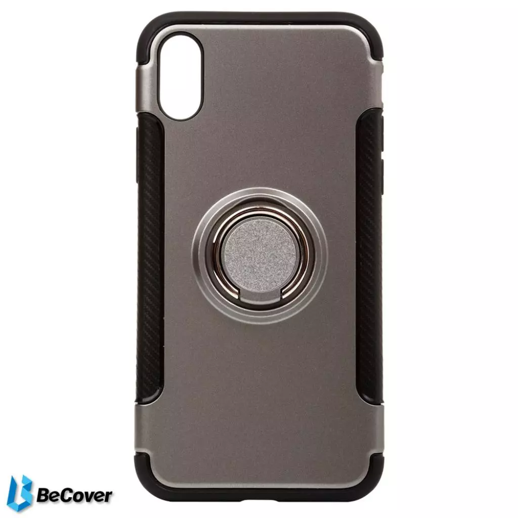Чехол для моб. телефона BeCover Magnetic Ring Stand Apple iPhone X/XS Grey (701783) (701783)