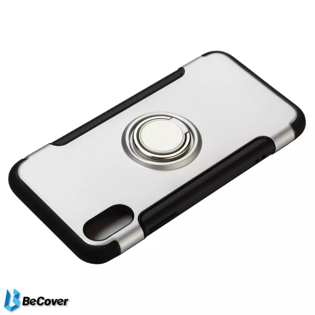 Чехол для моб. телефона BeCover Magnetic Ring Stand Apple iPhone X/XS Silver (701785) (701785) - 3 Чехол для моб. телефона BeCover Magnetic Ring Stand Apple iPhone X/XS Silver (701785) (701785) - 3