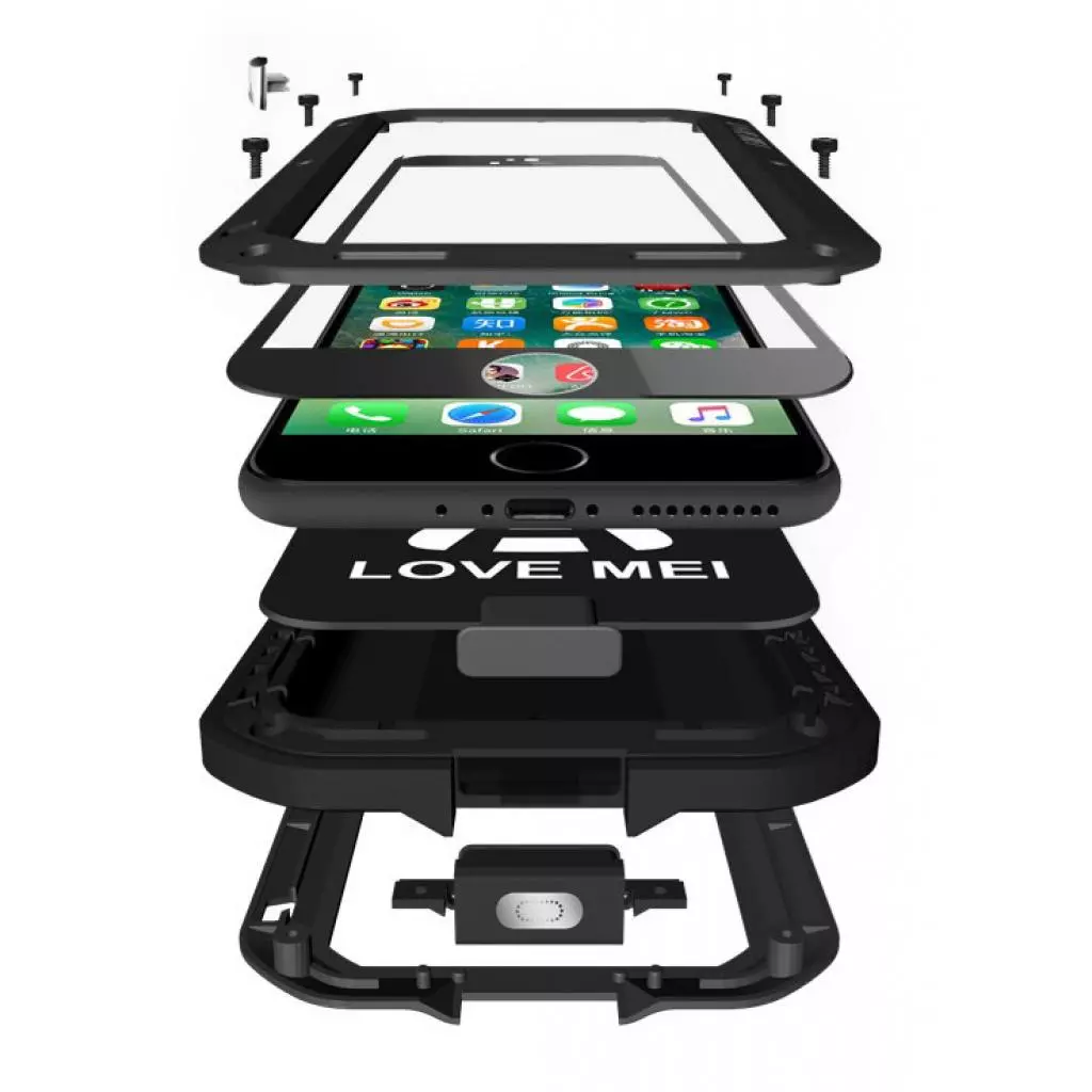 Чехол для моб. телефона BeCover Love Mei Powerful Apple iPhone 7 Plus/8 Plus Black (703117) (703117) - 4 Чехол для моб. телефона BeCover Love Mei Powerful Apple iPhone 7 Plus/8 Plus Black (703117) (703117) - 4