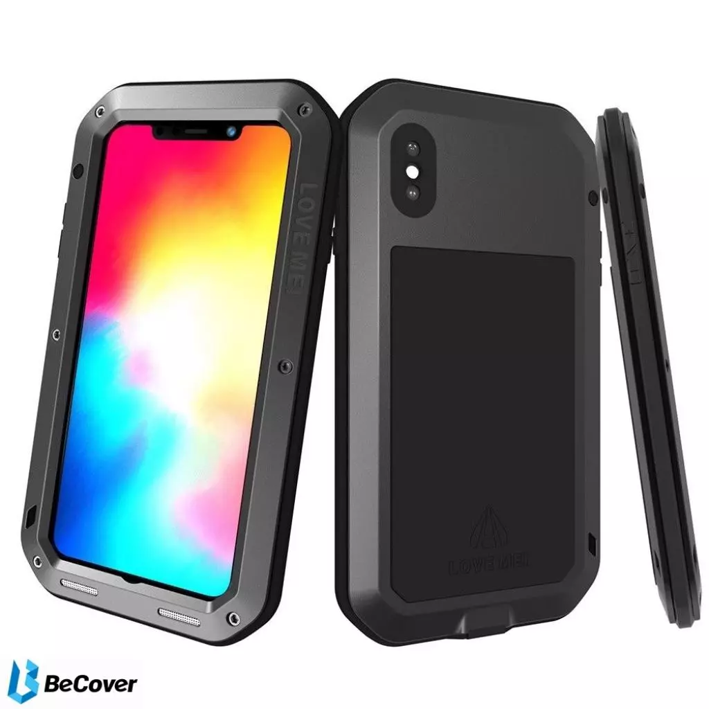 Чехол для моб. телефона BeCover Love Mei Powerful Apple iPhone X/XS Black (703119) (703119)