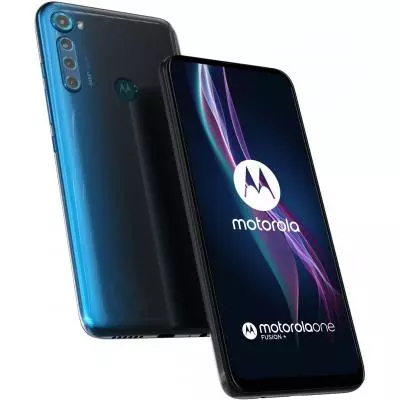Мобильный телефон Motorola One Fusion Plus 6/128 GB Blue (PAJW0006RS) - 11 Мобильный телефон Motorola One Fusion Plus 6/128 GB Blue (PAJW0006RS) - 11