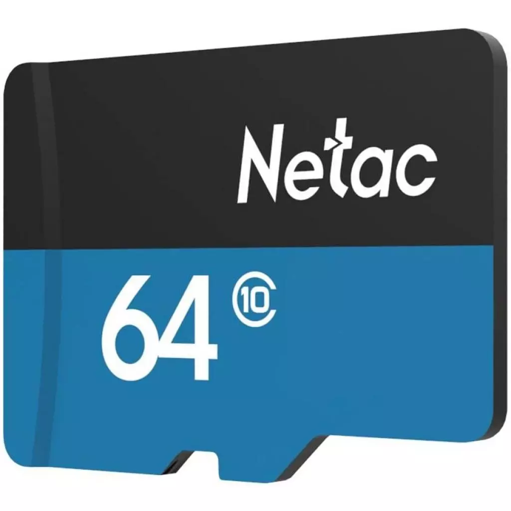 Карта памяти Netac 64GB microSD class 10 UHS-I U1 (NT02P500STN-064G-S) - 2 Карта памяти Netac 64GB microSD class 10 UHS-I U1 (NT02P500STN-064G-S) - 2