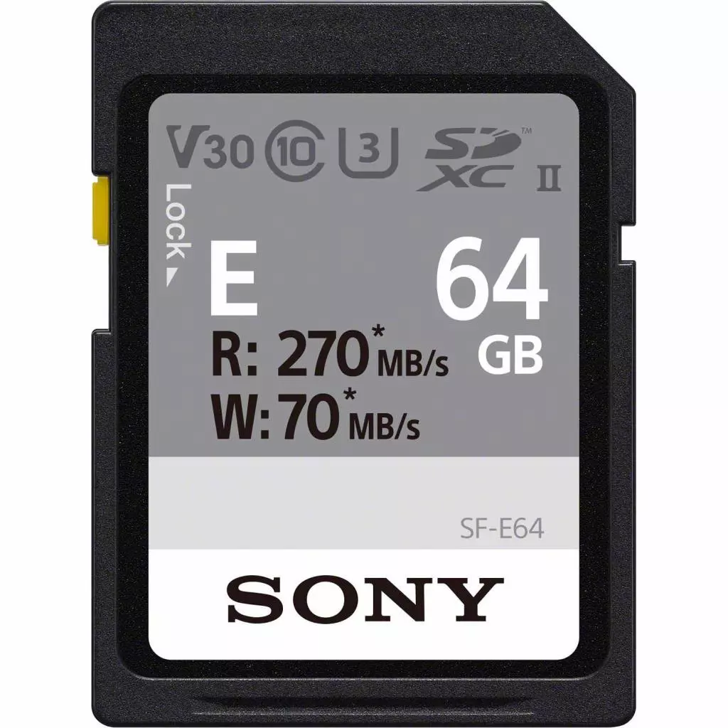Карта памяти Sony 64GB SDXC class 10 UHS-II U3 V30 Entry (SFE64.AE)