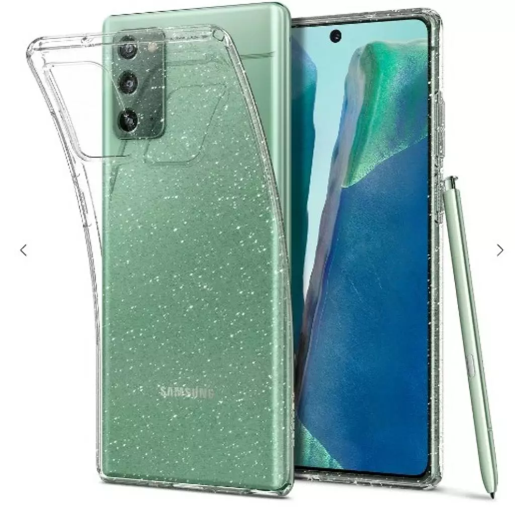 Чехол для моб. телефона Spigen Galaxy Note 20 Liquid Crystal Glitter, Crystal Quartz (ACS01416) - 4 Чехол для моб. телефона Spigen Galaxy Note 20 Liquid Crystal Glitter, Crystal Quartz (ACS01416) - 4