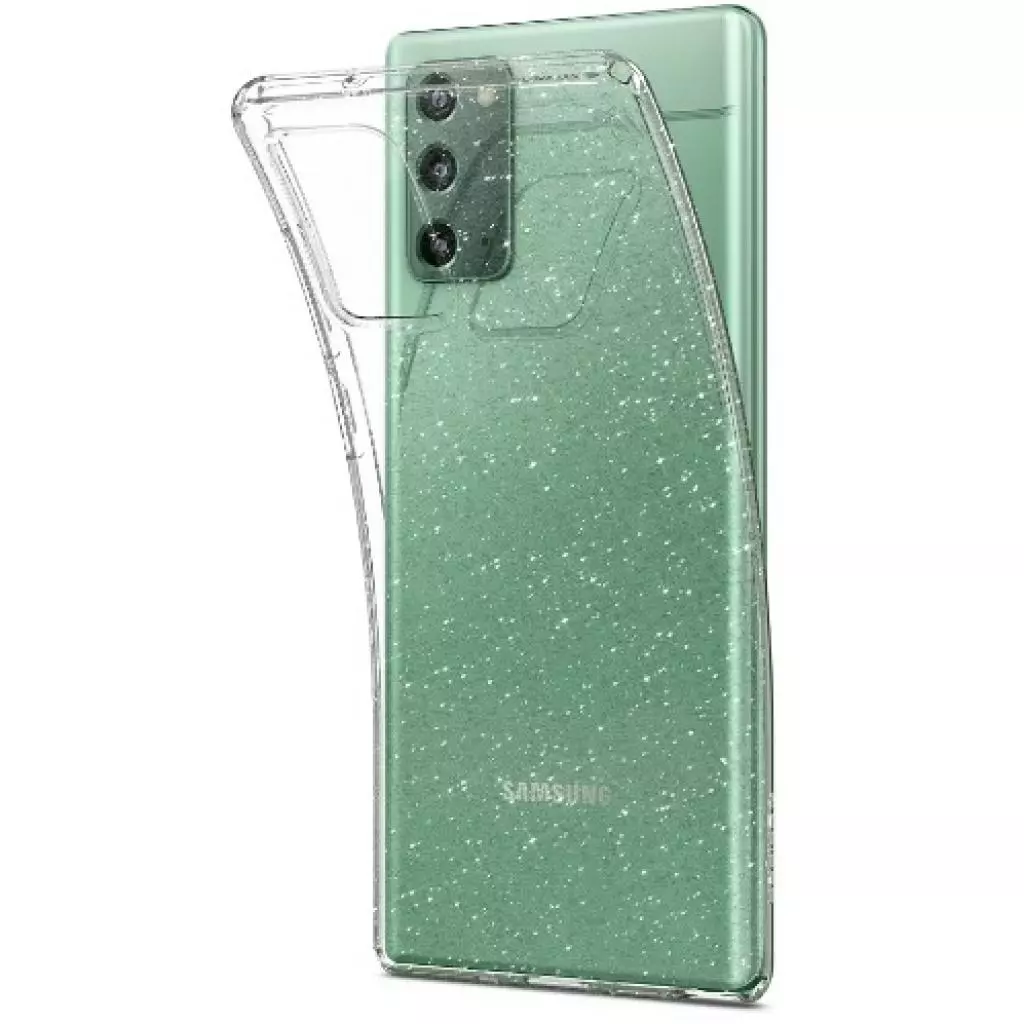 Чехол для моб. телефона Spigen Galaxy Note 20 Liquid Crystal Glitter, Crystal Quartz (ACS01416) - 6 Чехол для моб. телефона Spigen Galaxy Note 20 Liquid Crystal Glitter, Crystal Quartz (ACS01416) - 6