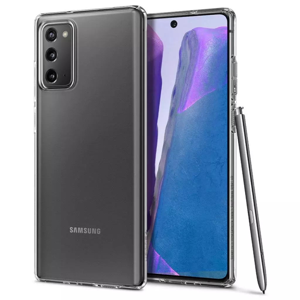 Чехол для моб. телефона Spigen Galaxy Note 20 Liquid Crystal, Crystal Clear (ACS01415) - 1 Чехол для моб. телефона Spigen Galaxy Note 20 Liquid Crystal, Crystal Clear (ACS01415) - 1