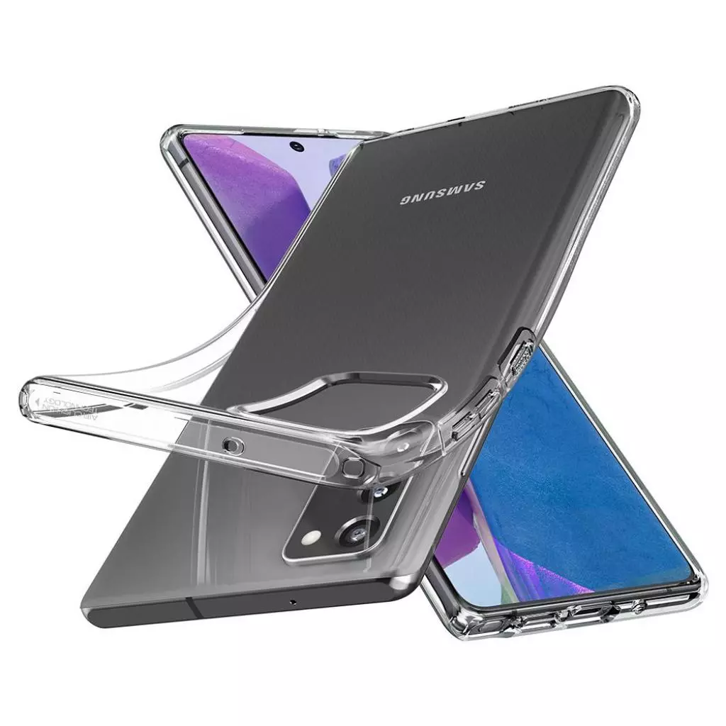 Чехол для моб. телефона Spigen Galaxy Note 20 Liquid Crystal, Crystal Clear (ACS01415) - 2 Чехол для моб. телефона Spigen Galaxy Note 20 Liquid Crystal, Crystal Clear (ACS01415) - 2