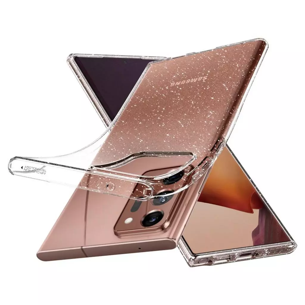 Чехол для моб. телефона Spigen Galaxy Note 20 Ultra Liquid Crystal Glitter, Crystal Quartz (ACS01390) - 5 Чехол для моб. телефона Spigen Galaxy Note 20 Ultra Liquid Crystal Glitter, Crystal Quartz (ACS01390) - 5