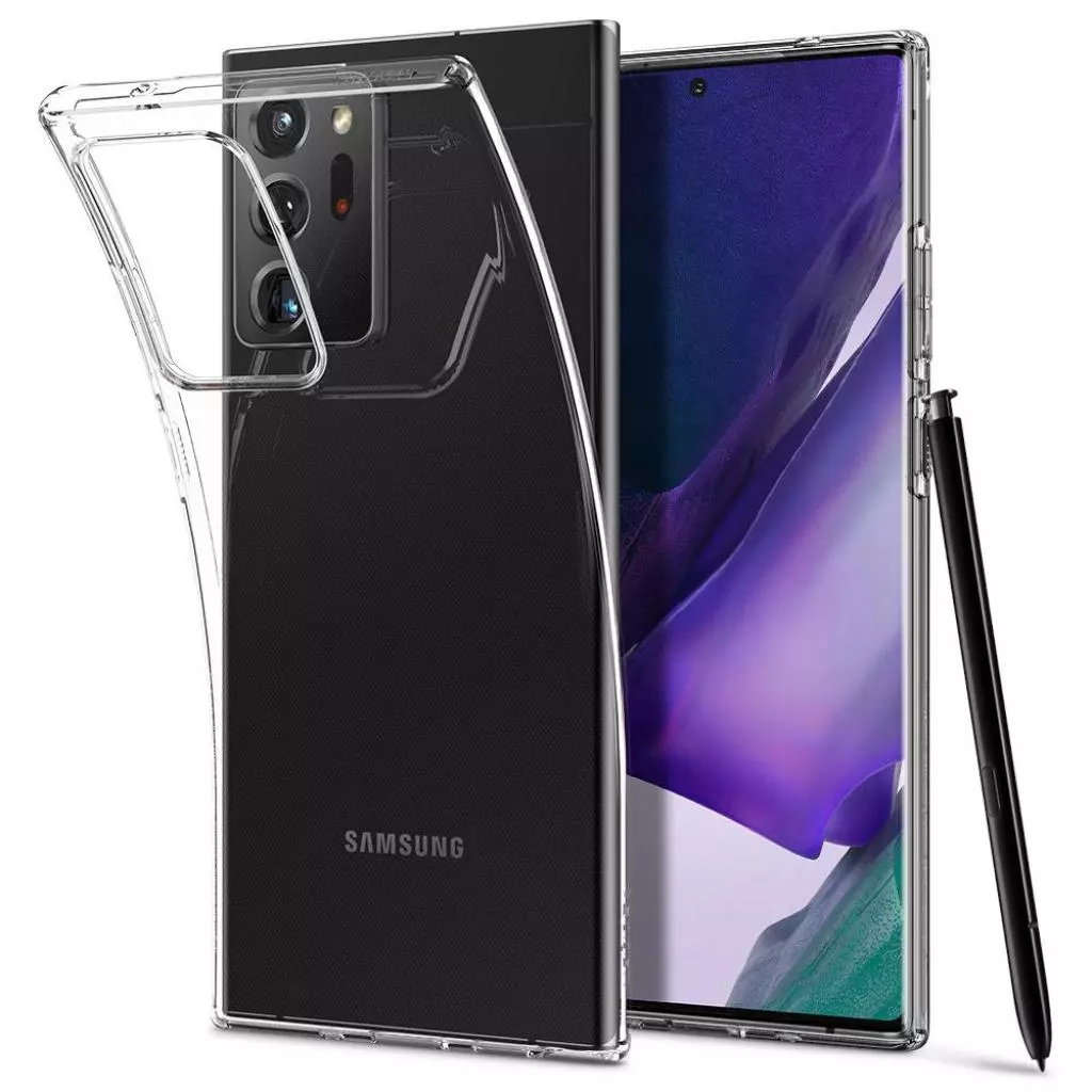 Чехол для моб. телефона Spigen Galaxy Note 20 Ultra Liquid Crystal, Crystal Clear (ACS01389) - 2 Чехол для моб. телефона Spigen Galaxy Note 20 Ultra Liquid Crystal, Crystal Clear (ACS01389) - 2