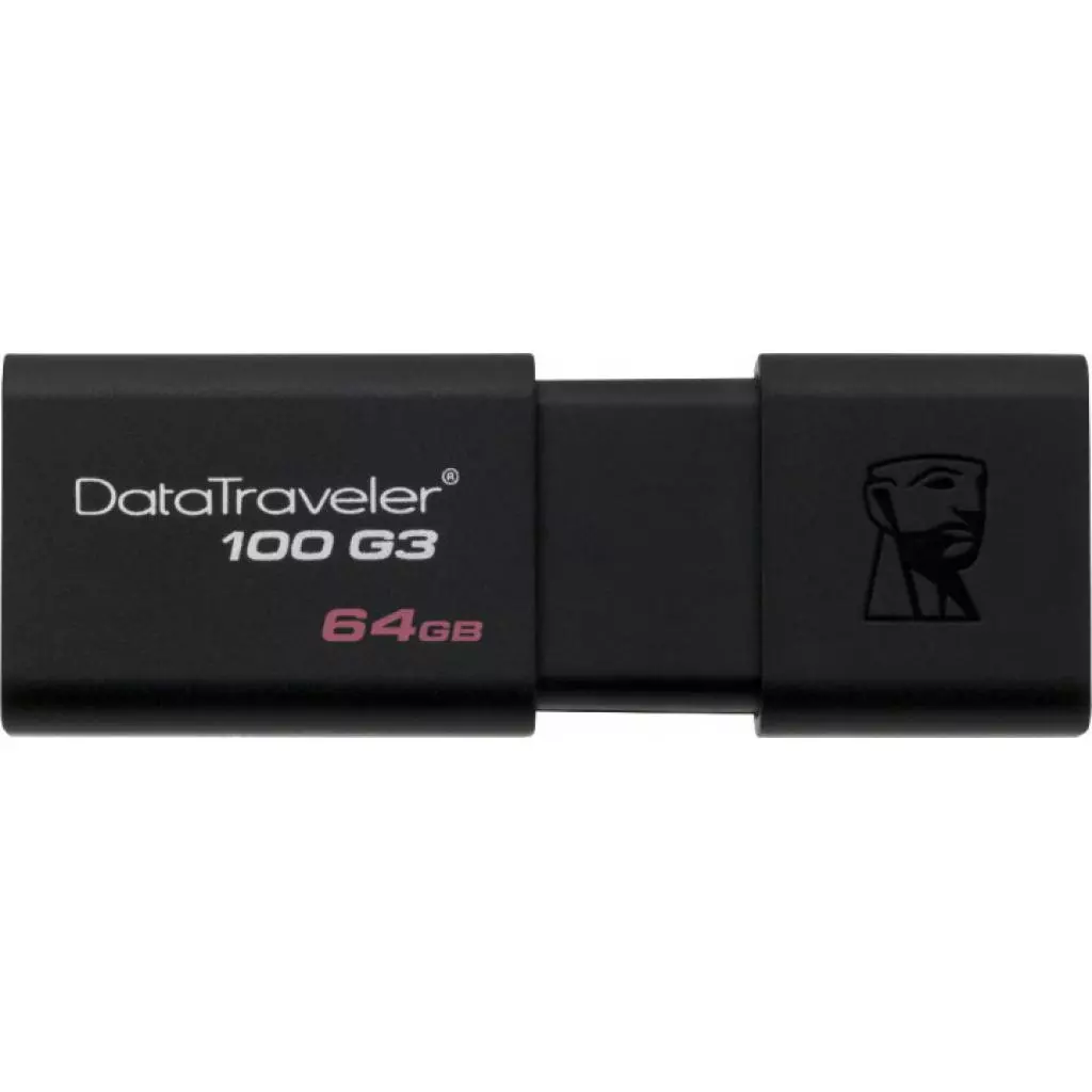 USB флеш накопитель Kingston 2x64GB DataTraveler 100 G3 USB 3.0 (DT100G3/64GB-2P) - 1