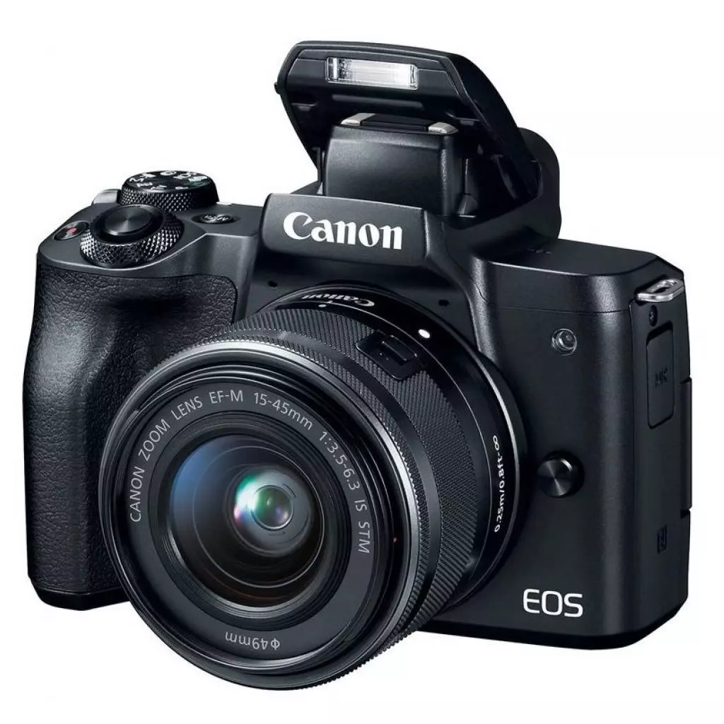 Цифровой фотоаппарат Canon EOS M50 15-45 IS STM Web Kit Black (2680C060WRK) - 2 Цифровой фотоаппарат Canon EOS M50 15-45 IS STM Web Kit Black (2680C060WRK) - 2
