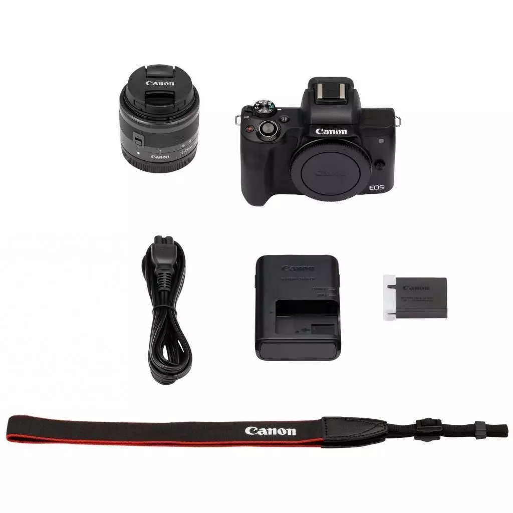 Цифровой фотоаппарат Canon EOS M50 15-45 IS STM Web Kit Black (2680C060WRK) - 3 Цифровой фотоаппарат Canon EOS M50 15-45 IS STM Web Kit Black (2680C060WRK) - 3