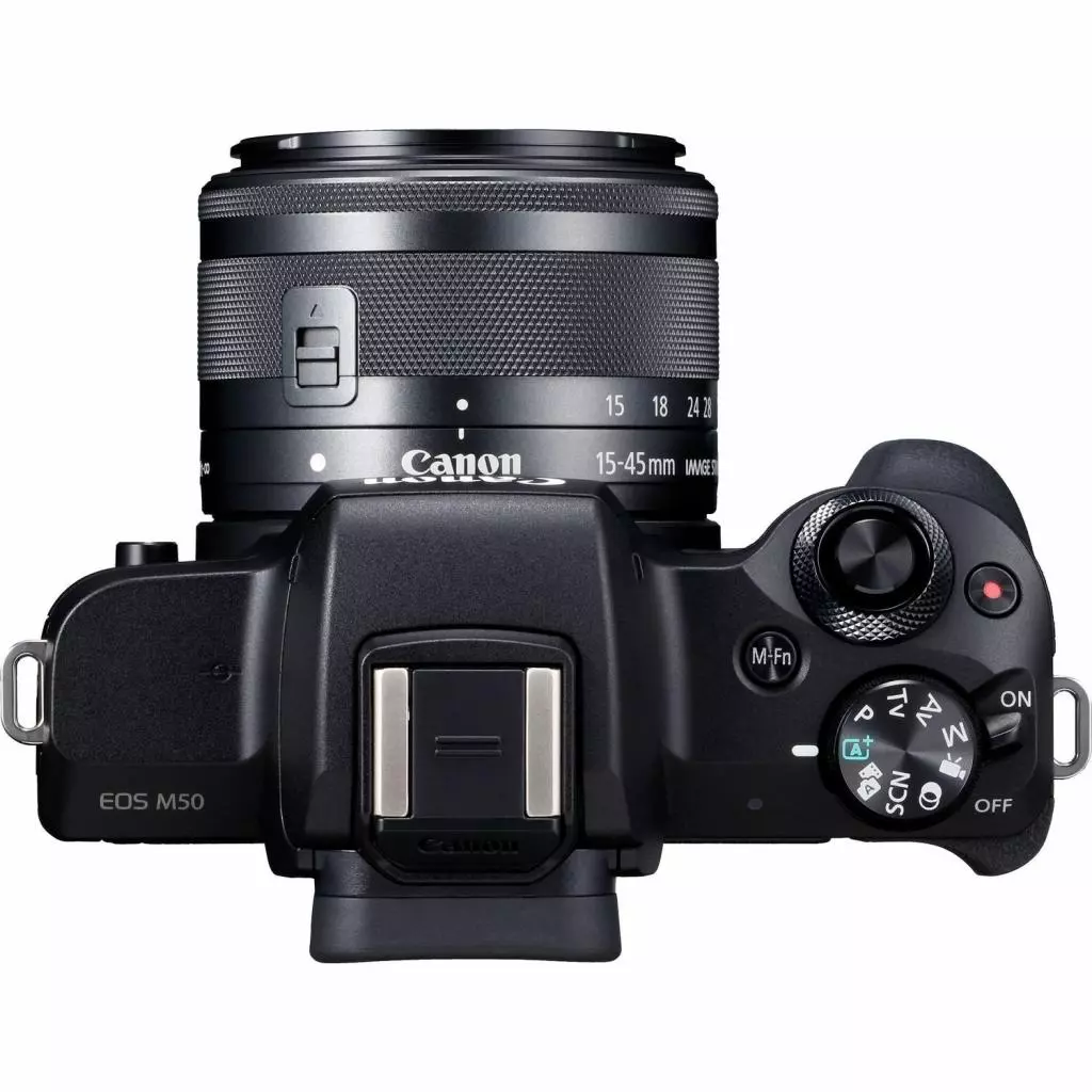 Цифровой фотоаппарат Canon EOS M50 15-45 IS STM Web Kit Black (2680C060WRK) - 5 Цифровой фотоаппарат Canon EOS M50 15-45 IS STM Web Kit Black (2680C060WRK) - 5