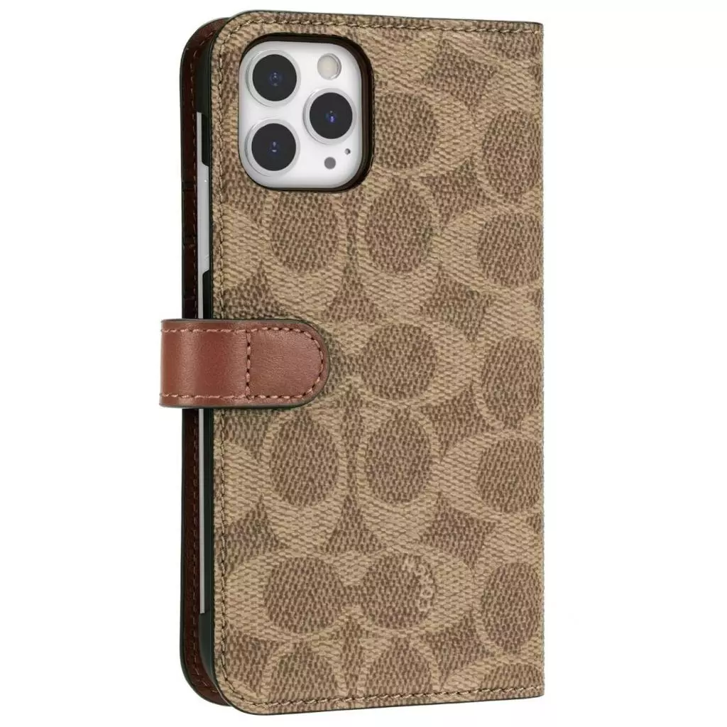 Чехол для моб. телефона Coach Folio Case for Apple iPhone 11 Pro - Signature C Khaki (CIPH-019-SCKHK) - 1 Чехол для моб. телефона Coach Folio Case for Apple iPhone 11 Pro - Signature C Khaki (CIPH-019-SCKHK) - 1